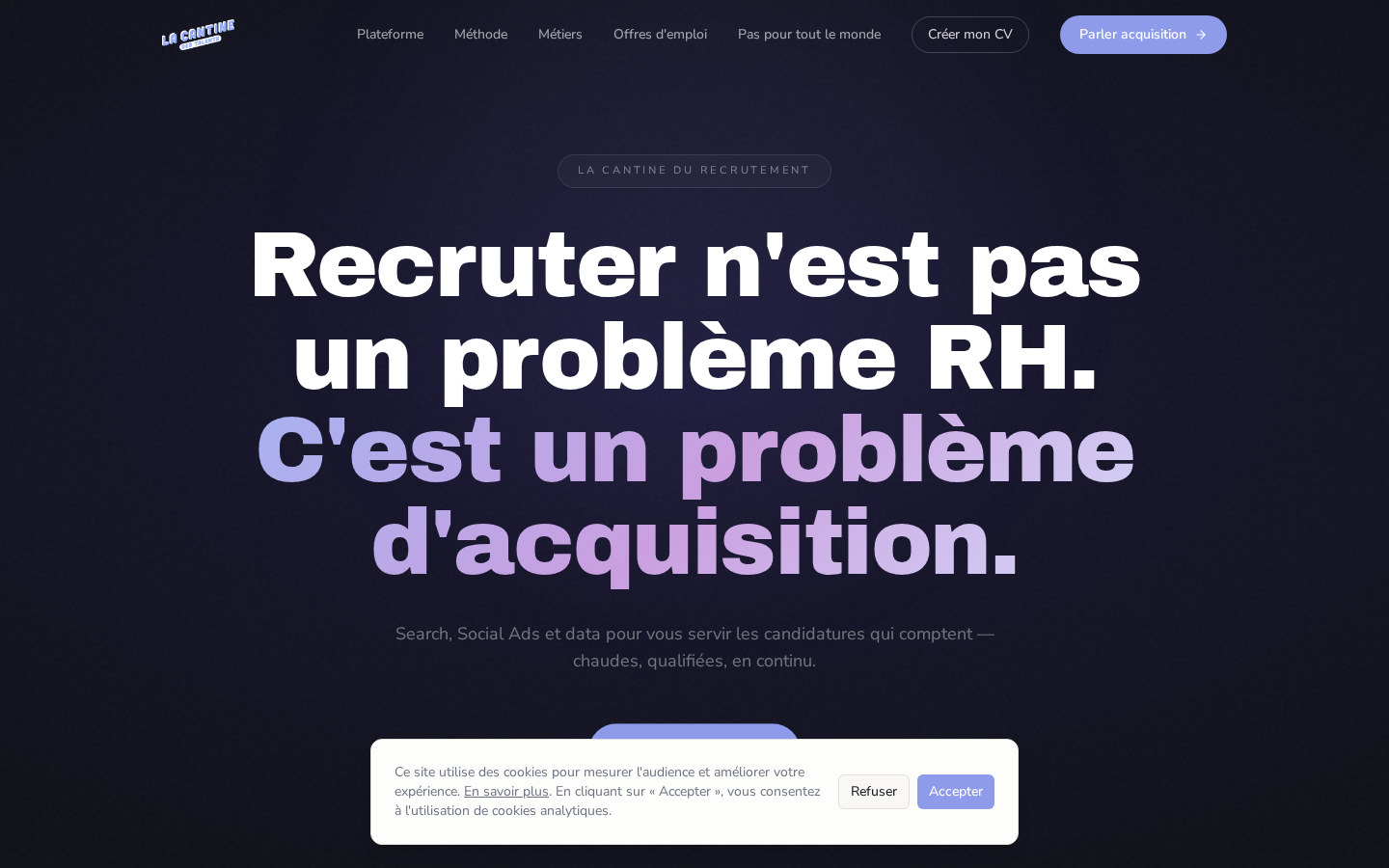 Aper&ccedil;u du projet La Cantine des Talents