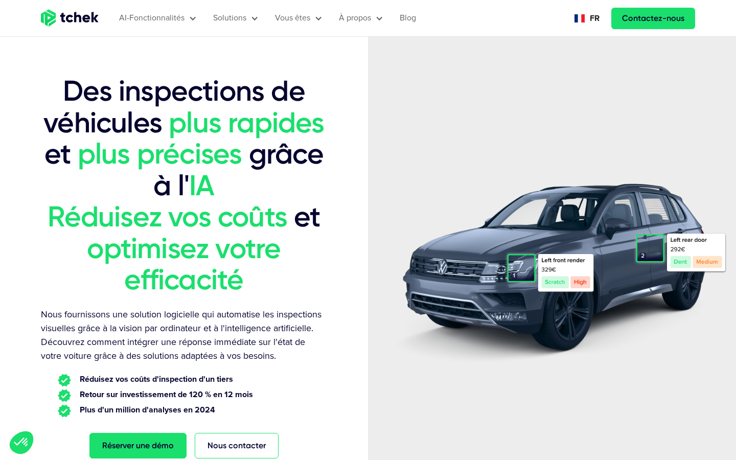 Aper&ccedil;u du projet Tchek